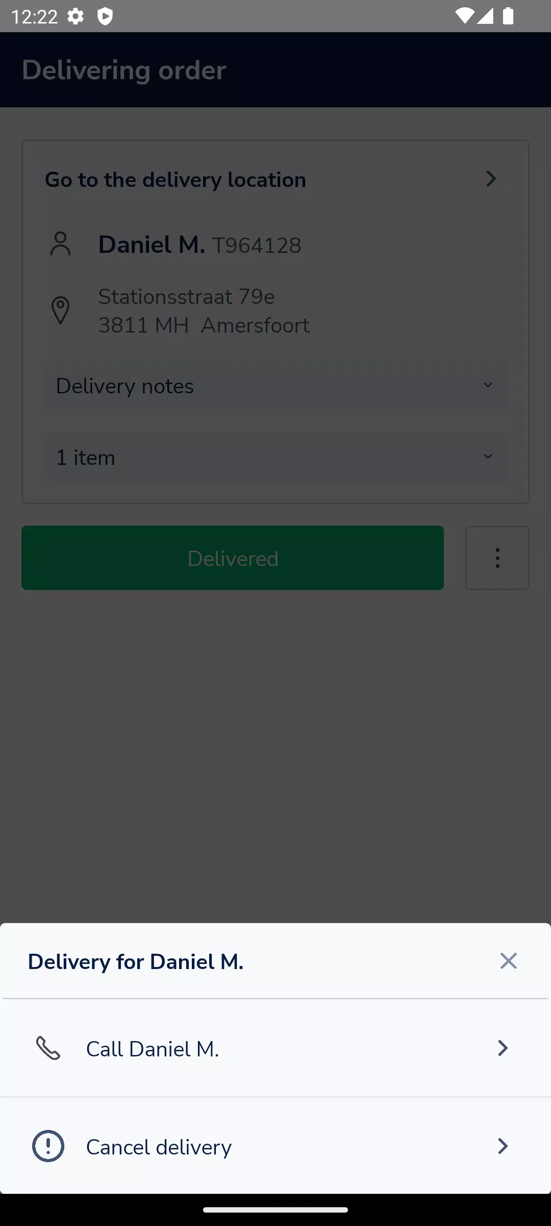 Deliverect for Couriers ဖန်သားပြင်ဓာတ်ပုံ 1