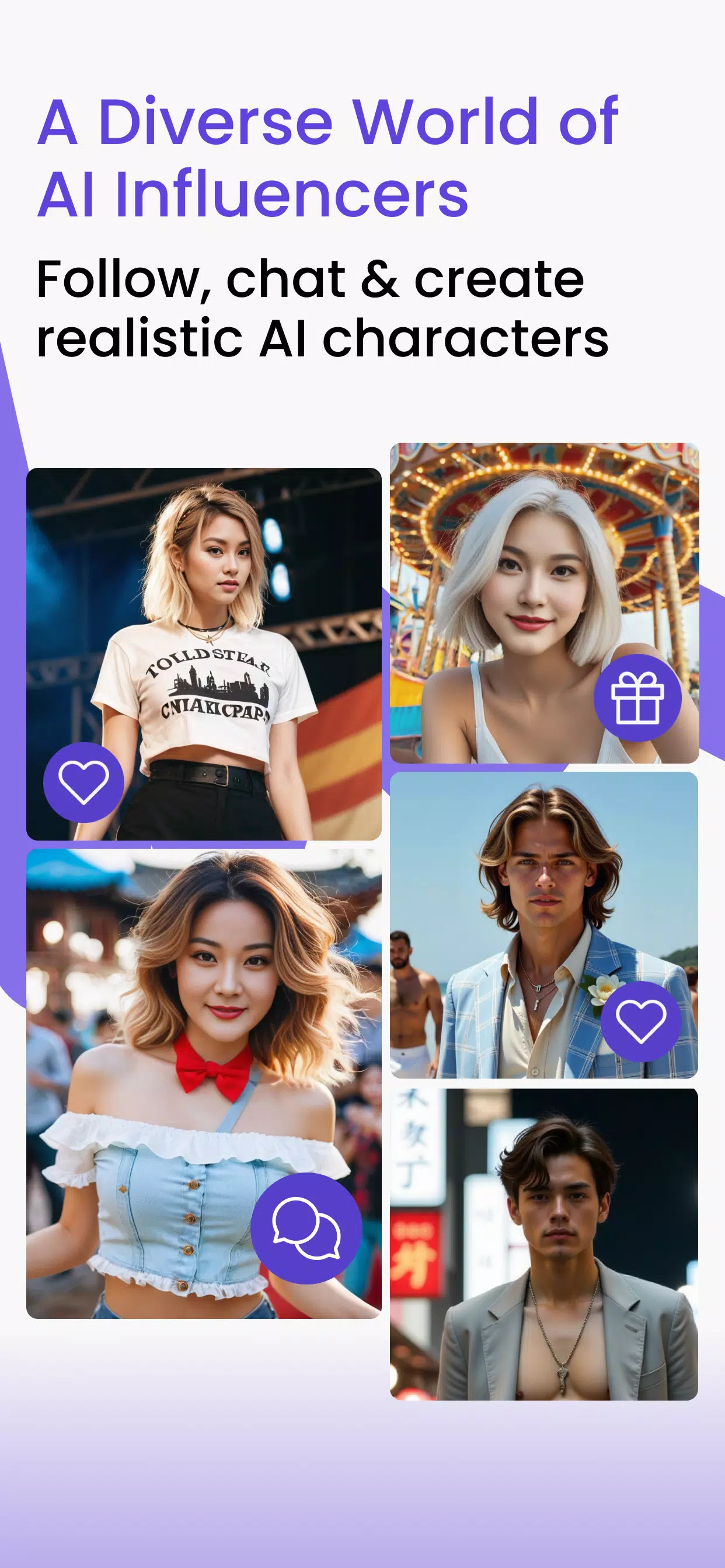 Vaib: AI Character Chat应用截图第1张