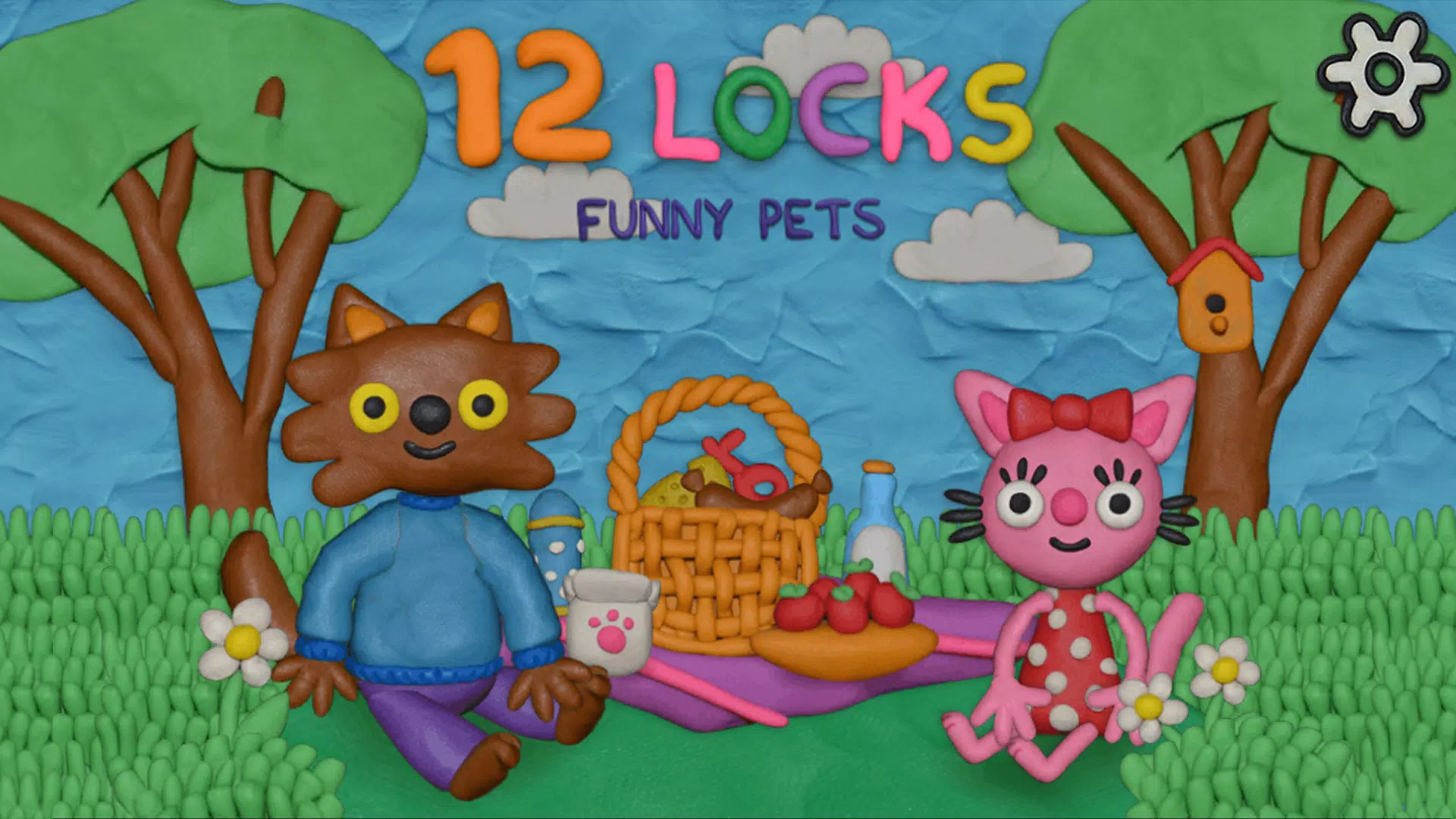 12 Locks Funny Pets Screenshot 1