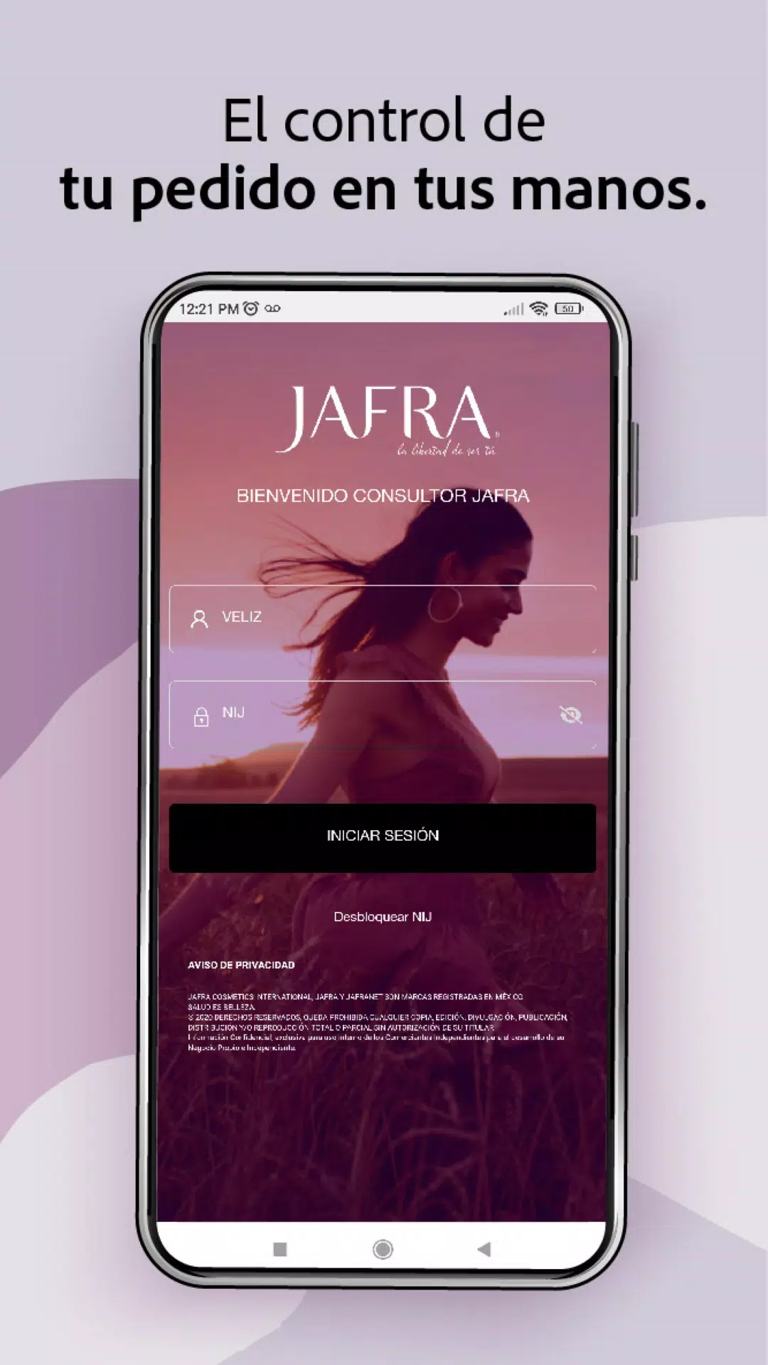 Screenshot Consultor JAFRA 2