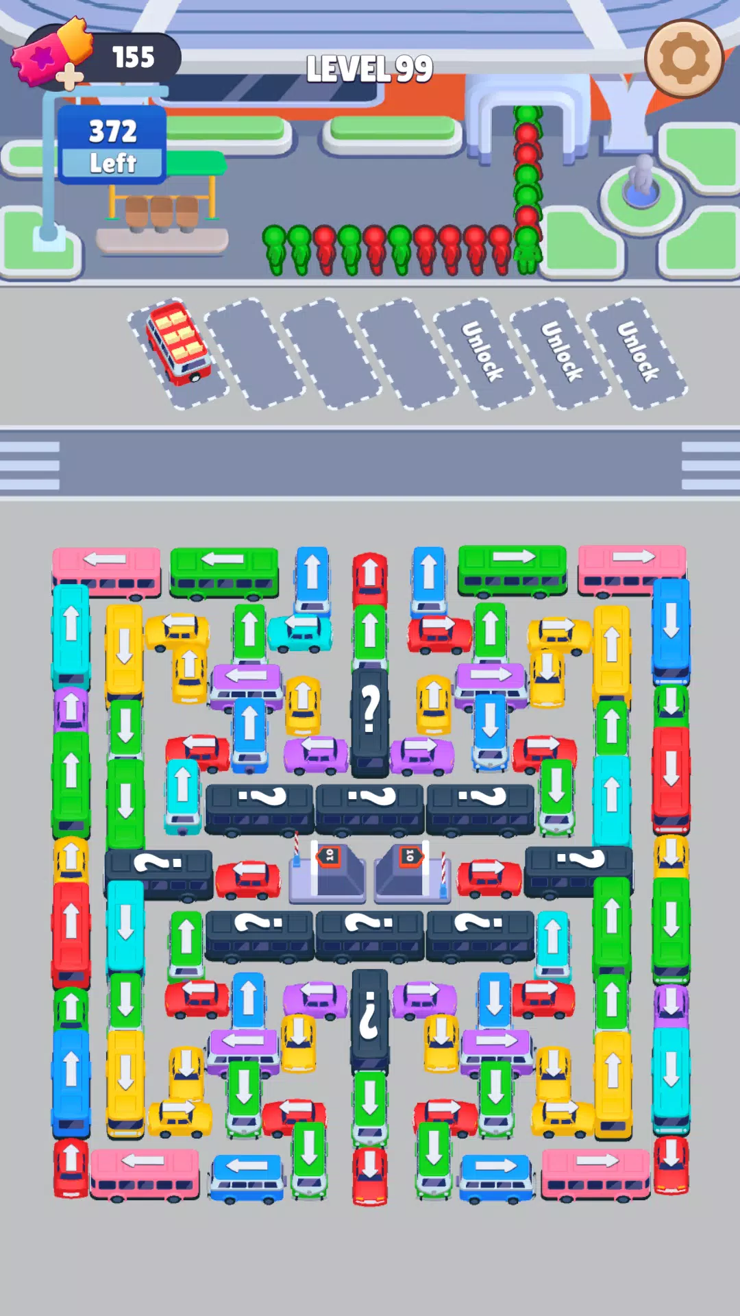 Bus Sort: Car Parking Jam captura de pantalla 