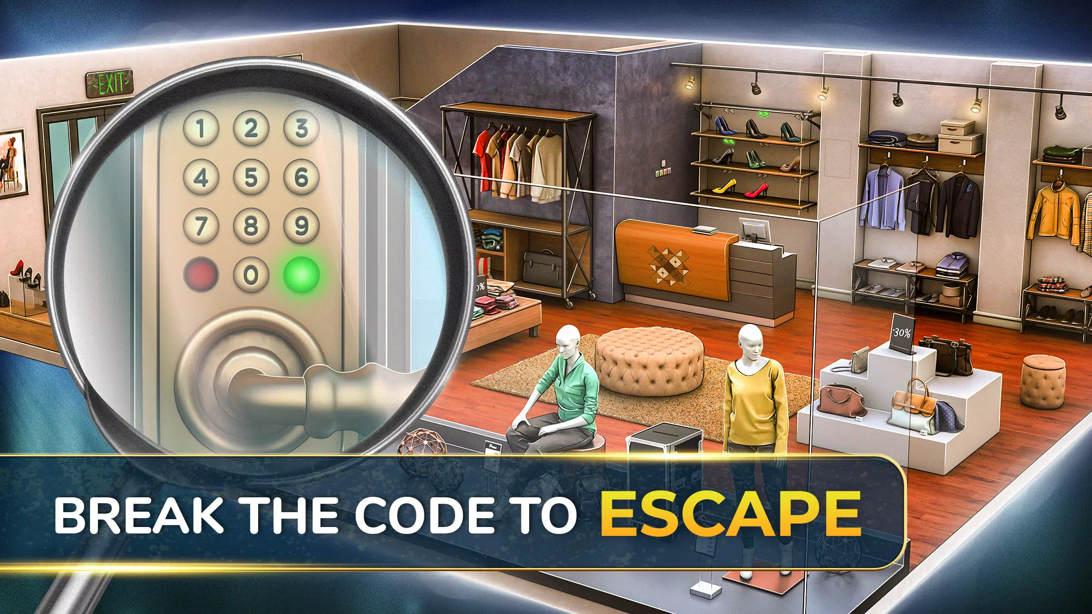 Rooms & Exits Escape Room Game captura de pantalla 