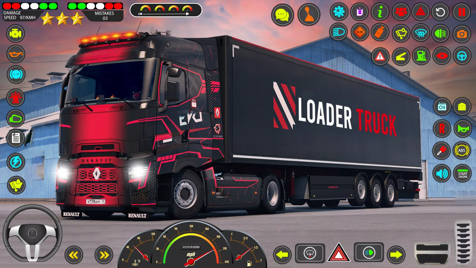 Euro Truck Games Sim 3d экрана 2