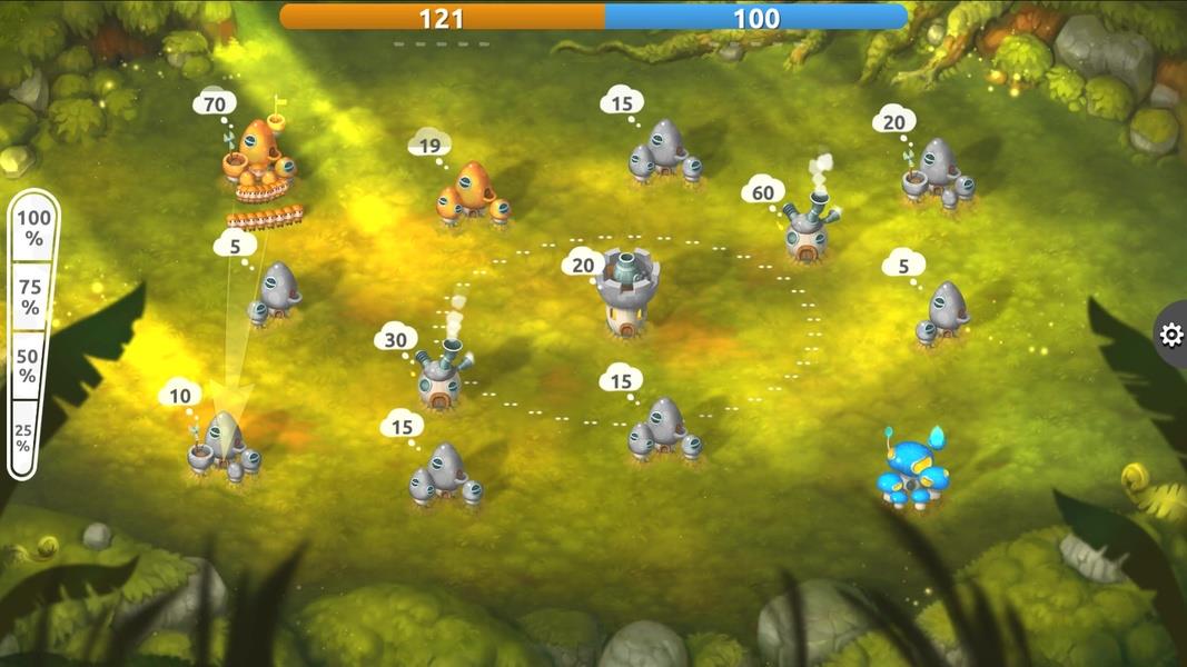 Mushroom Wars 2: RTS Strategy स्क्रीनशॉट 1