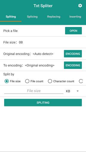 Txt Spliter স্ক্রিনশট 1
