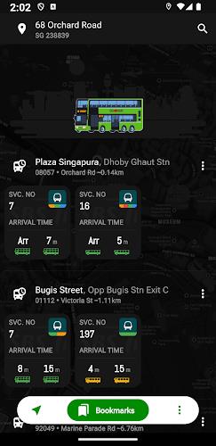 SG Bus Arrival Times Screenshot 2