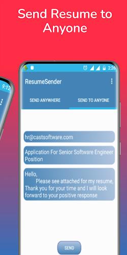 Screenshot Resume Sender - CV Send Resume 2