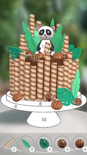 Cake Coloring 3D Captura de pantalla 3