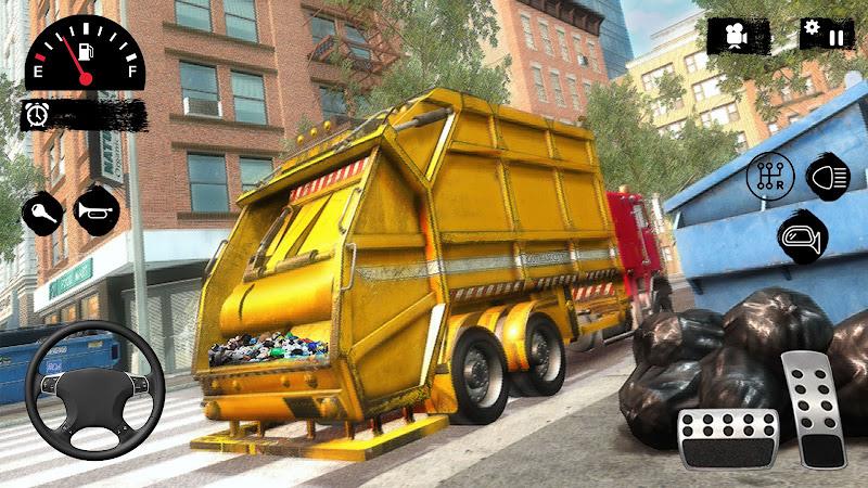 Garbage Dump Truck Driving 3D Screenshot 3