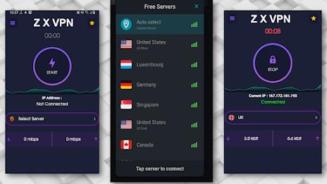 ZX VPN Secure VPN Proxy Screenshot 1