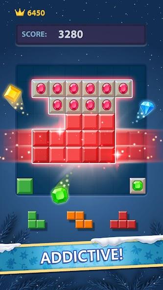 Block Puzzle: Block Smash Game Mod ảnh chụp màn hình 2