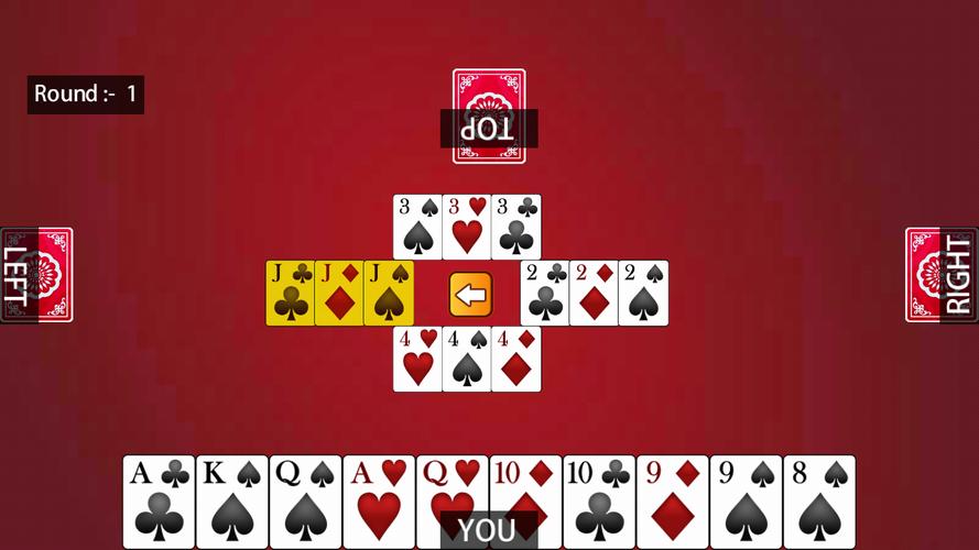 Hazari Card Game : 1000 Points screenshot 1