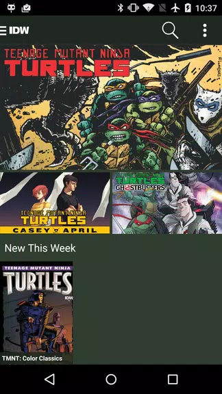 TMNT Comics ဖန်သားပြင်ဓာတ်ပုံ 1