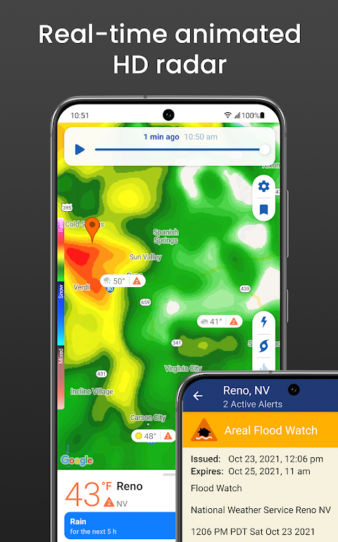 Clime: NOAA Weather Radar Live स्क्रीनशॉट 3