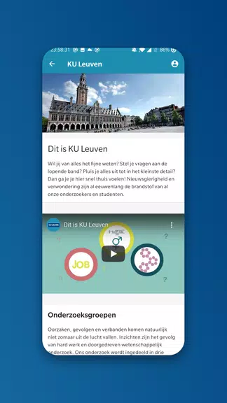 Screenshot KU Leuven events 4