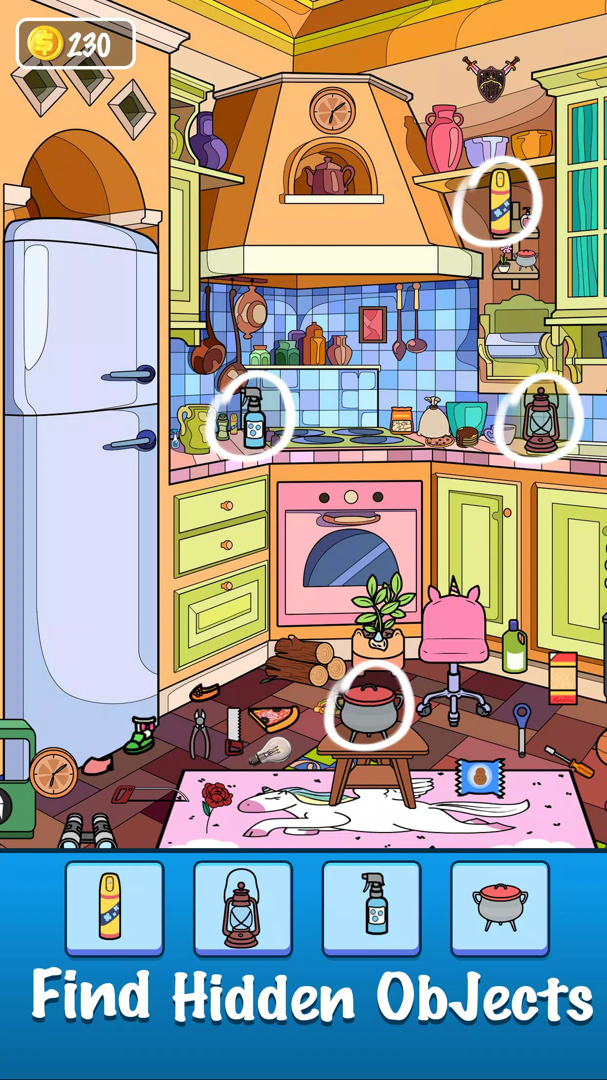 Find Tidy Hidden Objects Game zrzut ekranu 1