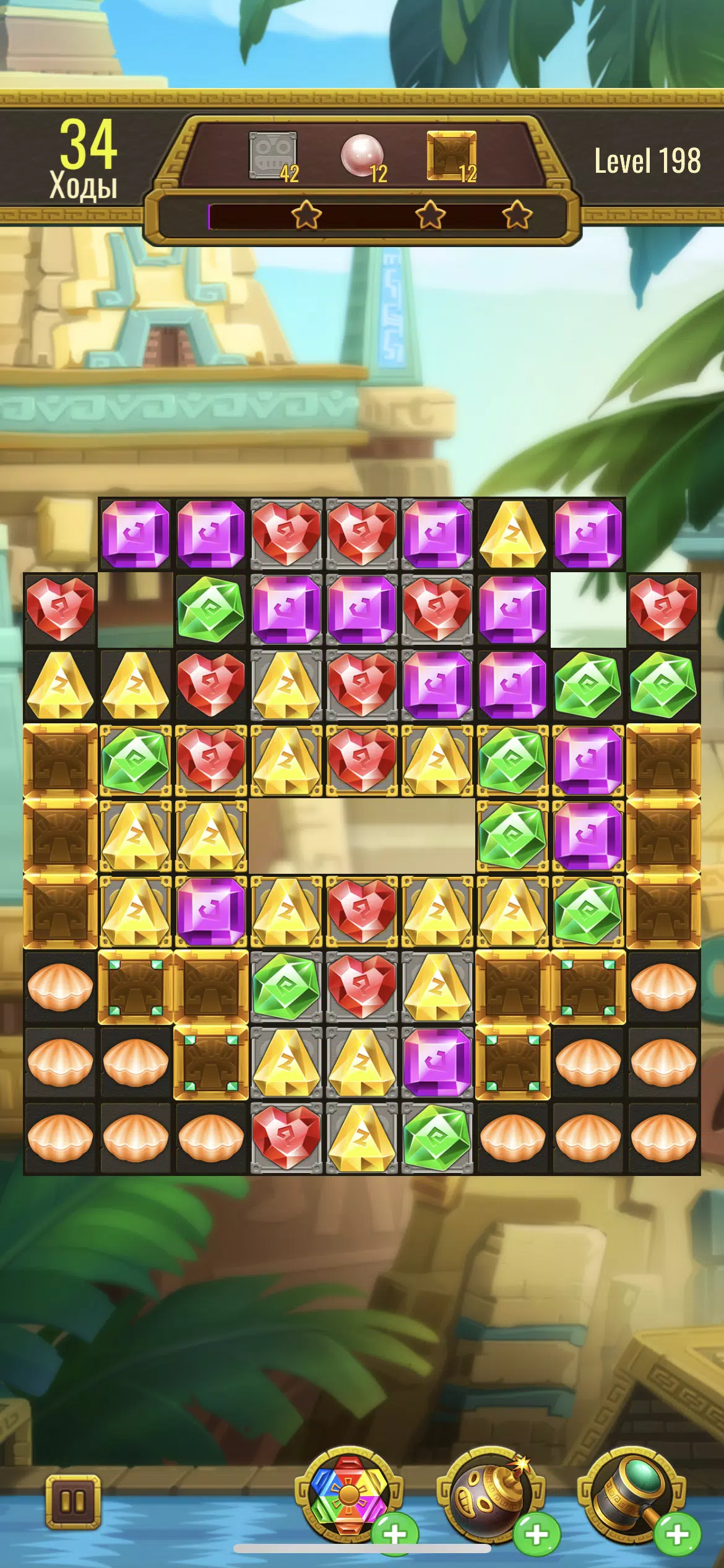 Jewels Maya Quest: Gem Match 3 ဖန်သားပြင်ဓာတ်ပုံ 1