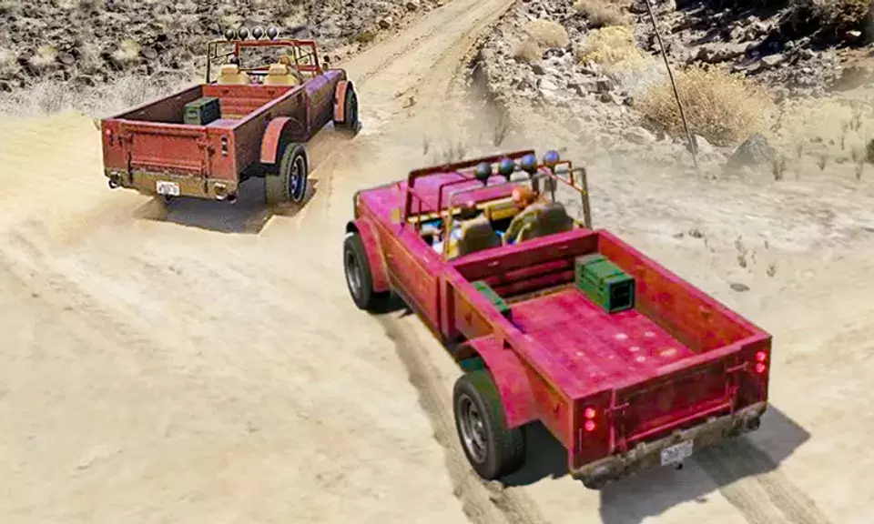 Offroad Pickup Truck Simulator ekran görüntüsü 1