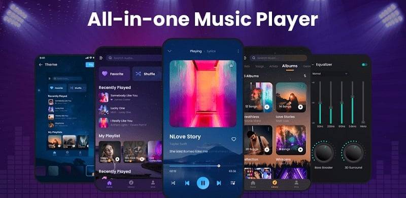 Offline Music Player: My Music captura de pantalla 