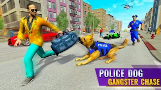 US Police Dog Crime Chase Game captura de pantalla 