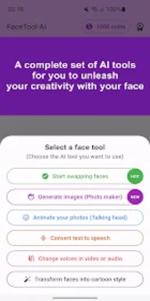 FaceTool Ai экрана 4