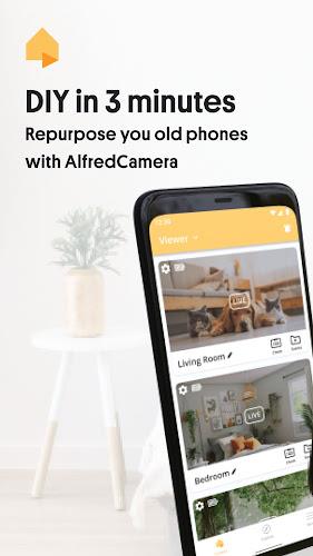 AlfredCamera Home Security app ekran görüntüsü 1