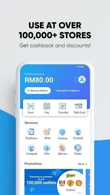 Touch n Go eWallet Mod ảnh chụp màn hình 2