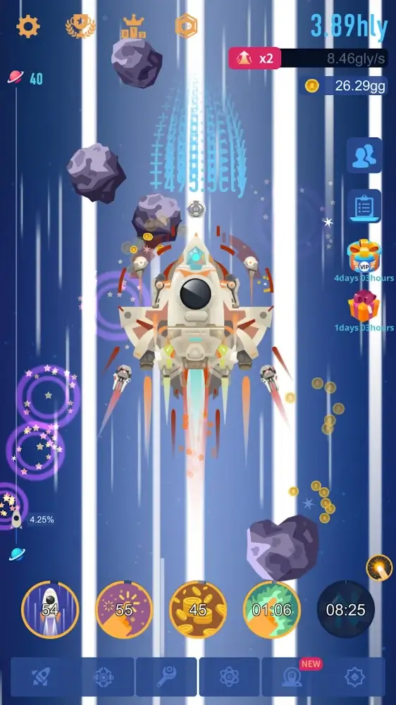 Space Colonizers Idle Clicker स्क्रीनशॉट 4