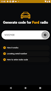 Ford radio code generator экрана 3