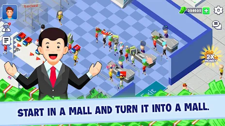 Mini Micro Mall - Tycoon Game ảnh chụp màn hình 1