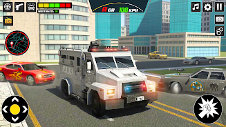 Bank Cash Van Driver Simulator captura de pantalla 