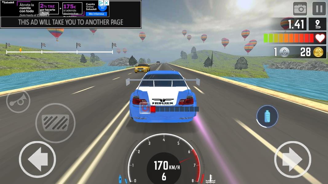 Crazy Car Traffic Racing Screenshot 2