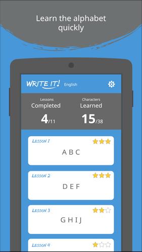 Write It! English captura de pantalla 