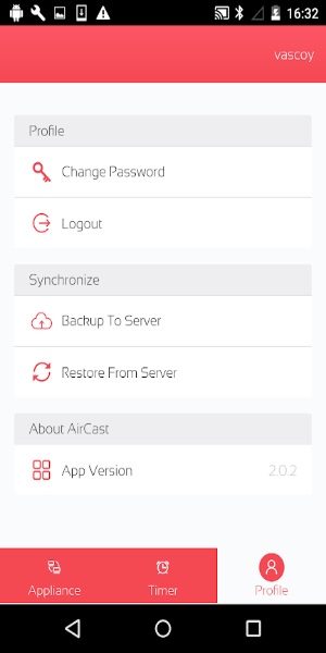 Aircast Rem captura de pantalla 