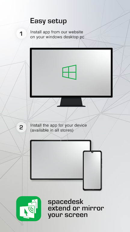Screenshot spacedesk - USB Display for PC 1