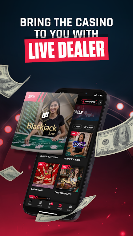PointsBet NJ Online Casino ဖန်သားပြင်ဓာတ်ပုံ 3