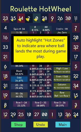 Roulette Hot Wheel screenshot 2