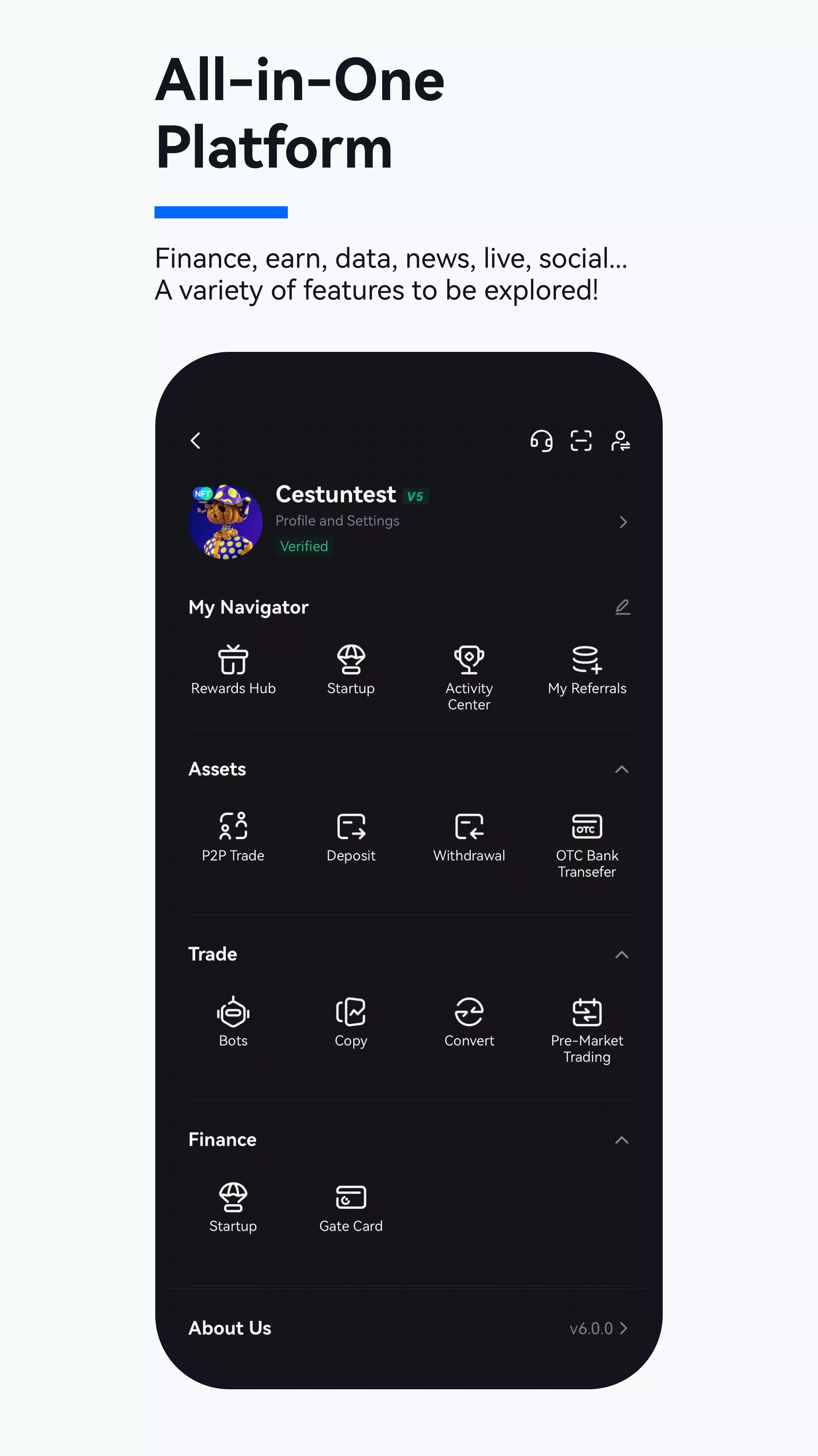 Gate.io - Buy Bitcoin & Crypto स्क्रीनशॉट 4