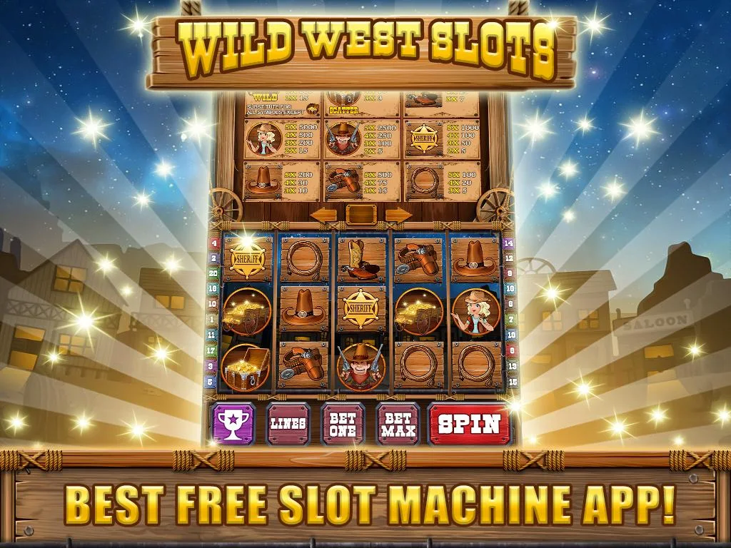 Wild West Slots Bonanza zrzut ekranu 1