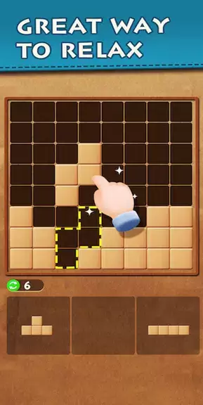 Wood Block Puzzle Classic Game zrzut ekranu 2