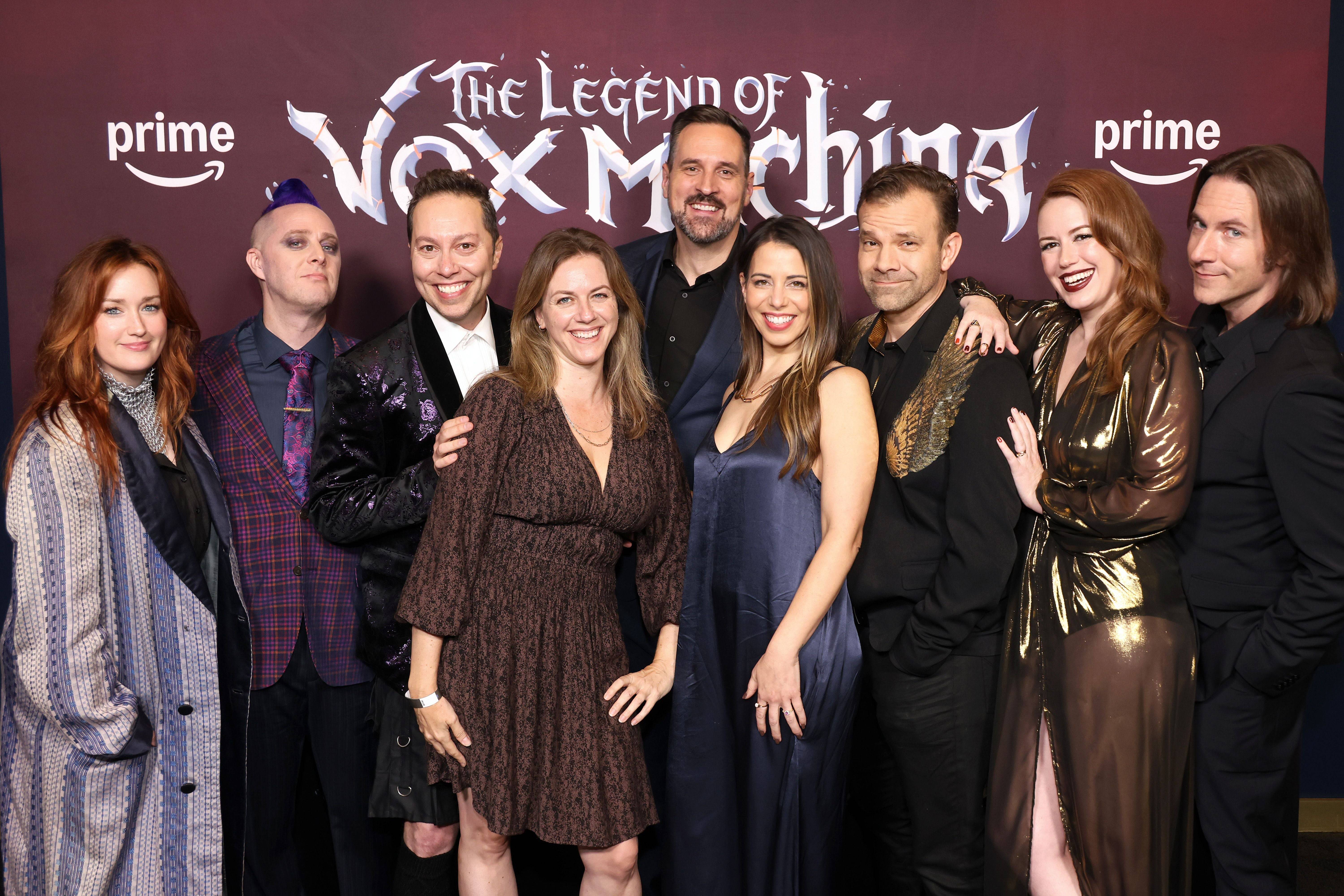 Ang cast ng *The Legend of Vox Machina *. Larawan ni Anna Webber/Getty Images para sa Prime Video.