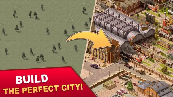 Strategic city planning in Steam City: City Building Game