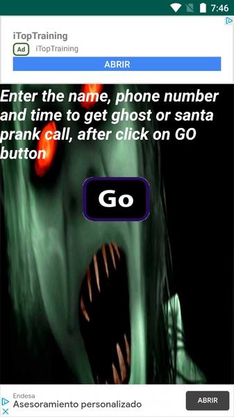 Ghost call prank captura de pantalla 