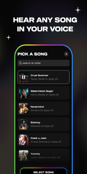 Popstarz.ai: AI Voice Karaoke Screenshot 3