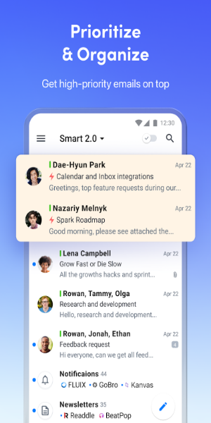 Spark 邮箱 – Gmail，QQ，Outlook应用截图第3张