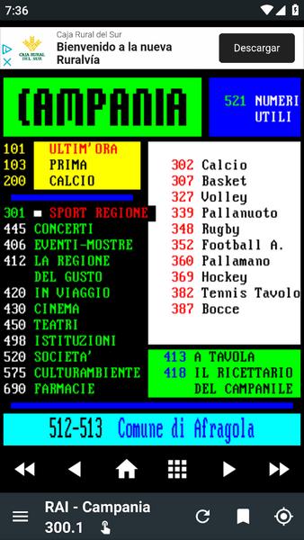 TxtVideo Teletext экрана 3