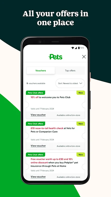 Pets at Home captura de pantalla 