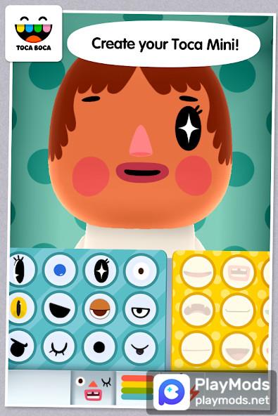 Toca Mini экрана 1