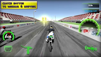 Motorbike 3D Drag Race ảnh chụp màn hình 4