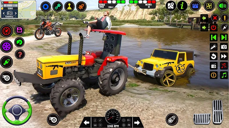 Tractor Driving Tractor Games screenshot 3